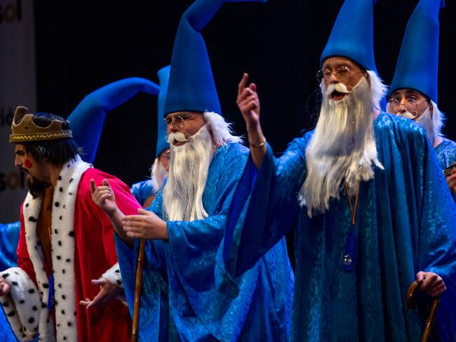 Chirigota 'Martín el encantador'. Foto: Ayuntamiento de Cádiz.