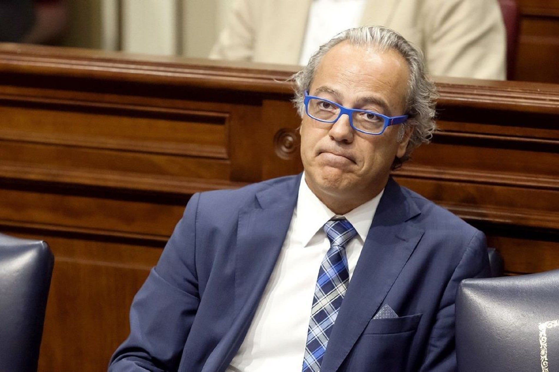 Jesús Morera en el Parlamento de Canarias