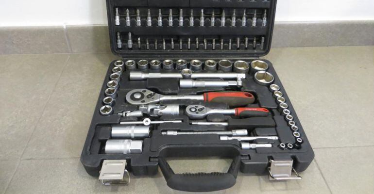 Parte de la maquinaria robada en Alcaudete