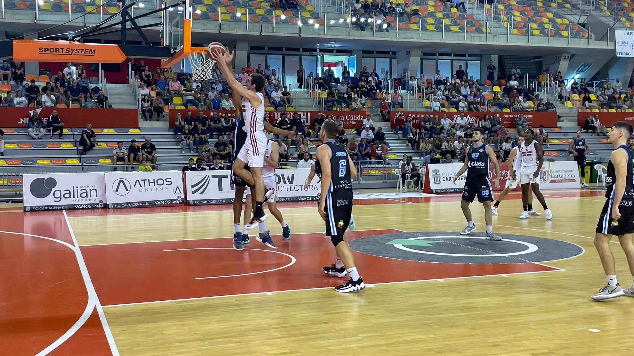 Imagen del choque jugado en Cartagena