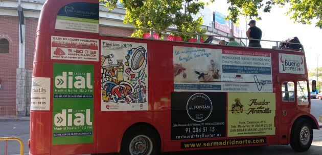 El bus de la Cadena SER en las fiestas de Sanse