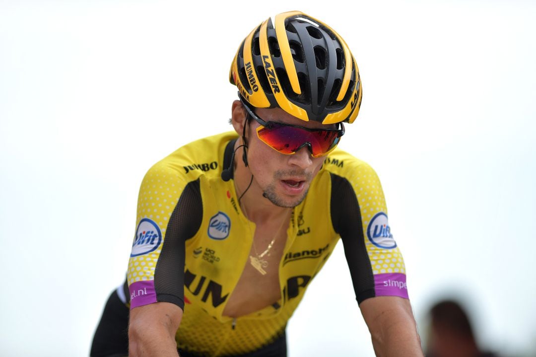 Primoz Roglic durante La Vuelta a España 2019.