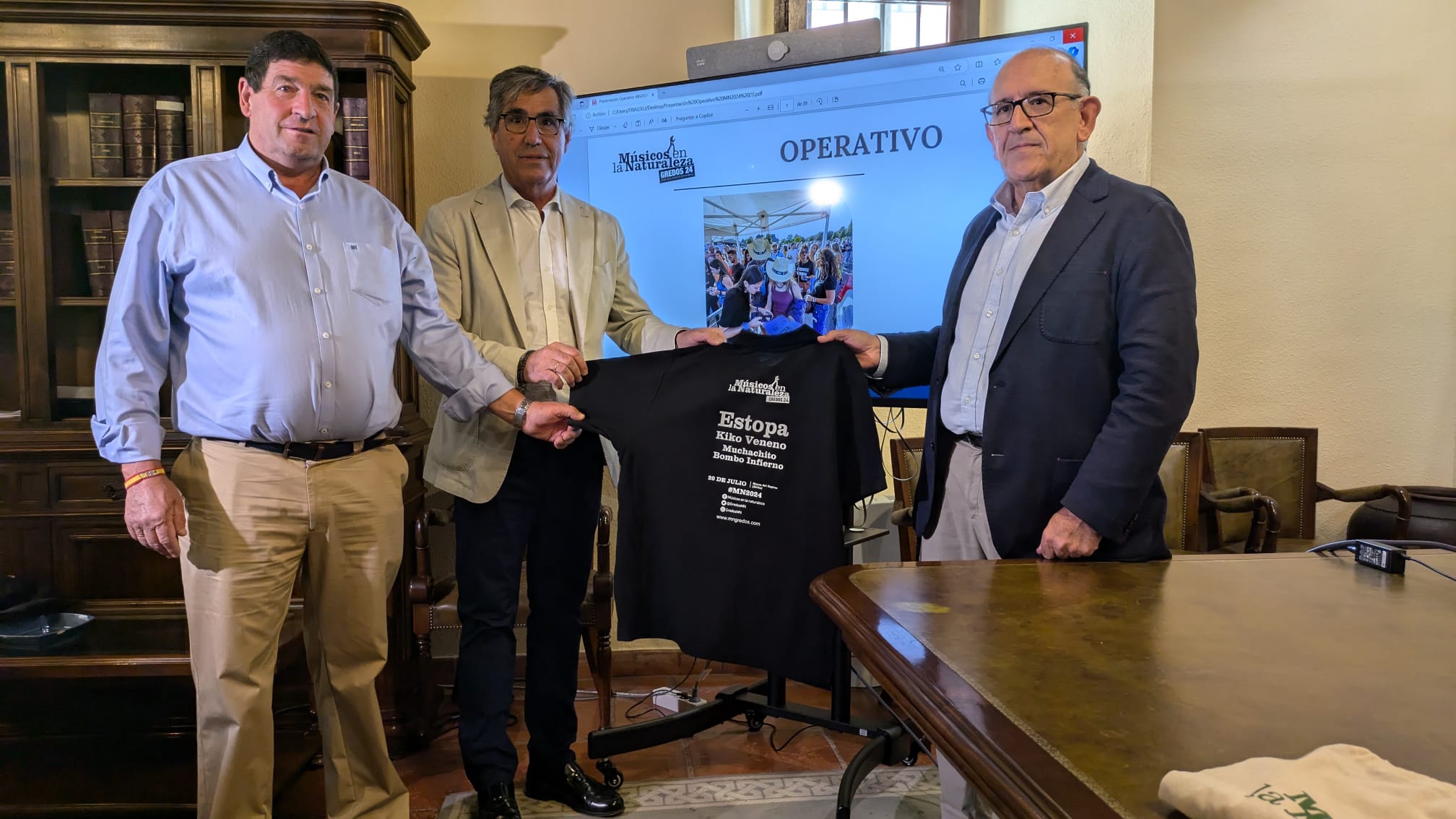 Presentación Operativo Músicos en la Naturaleza (Ávila)