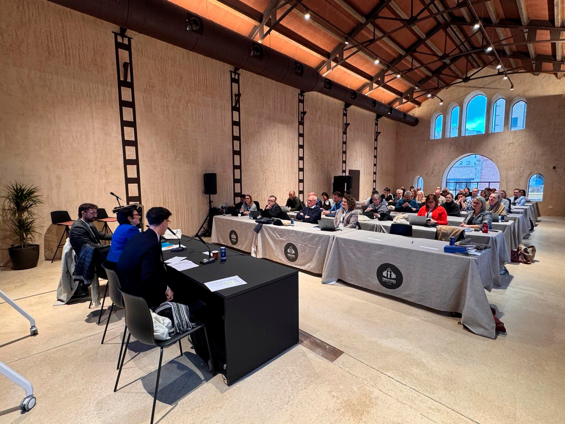 Imagen del encuentro que tuvo lugar en la Fundició Rodes