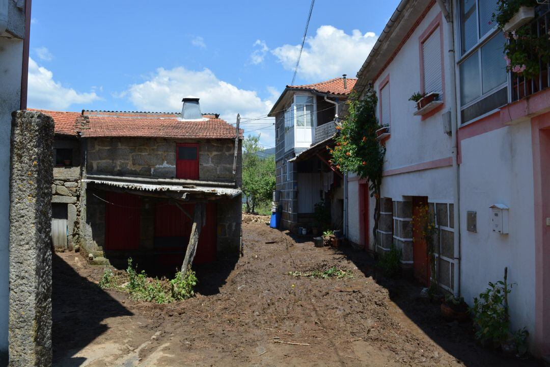 Daños en la parroquia de Infesta