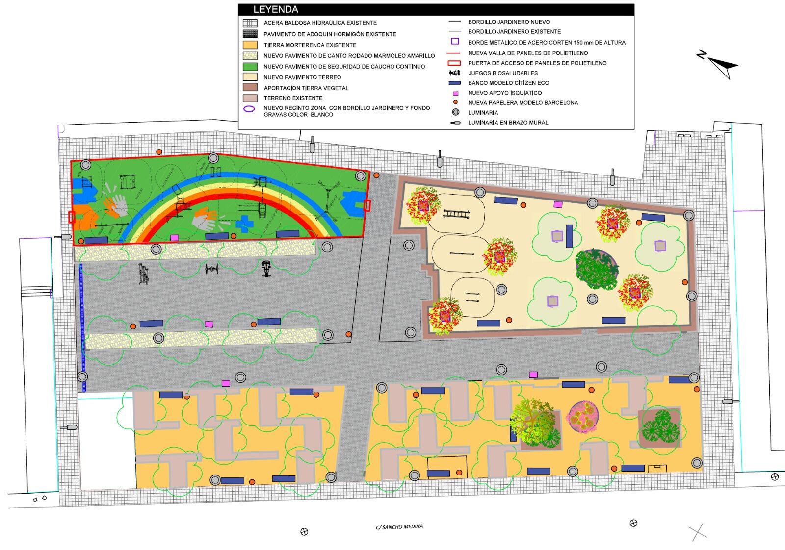 Mejoras en uno de los parques