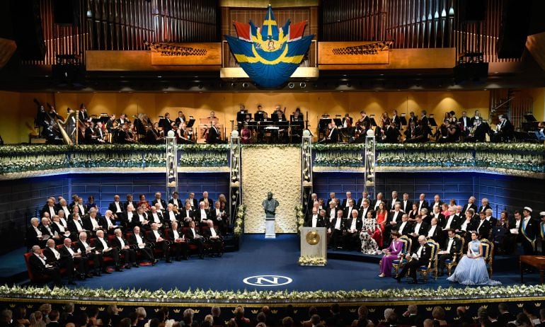 Ceremonia de entrega de los premios Nobel 2017 el pasado mes de diciembre en Estocolmo, Suecia.