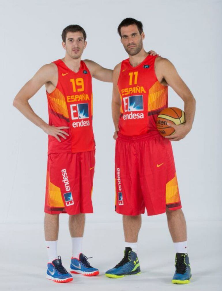 Vives y San Emeterio, con la selección