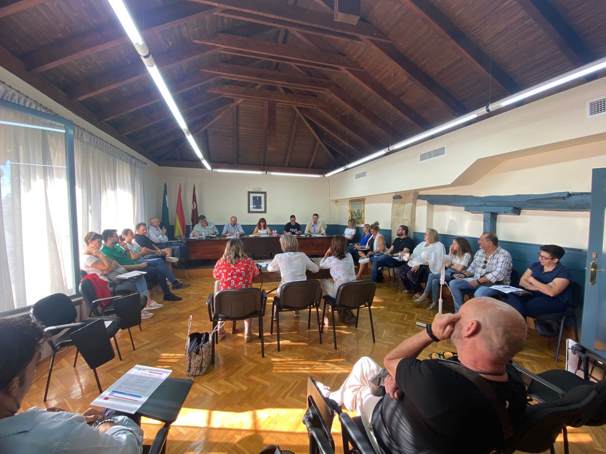 Imagen del último pleno municipal en el Ayuntamiento de Úbeda