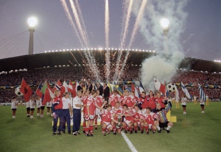 Selección de Dinamarca campeona de europa 1992