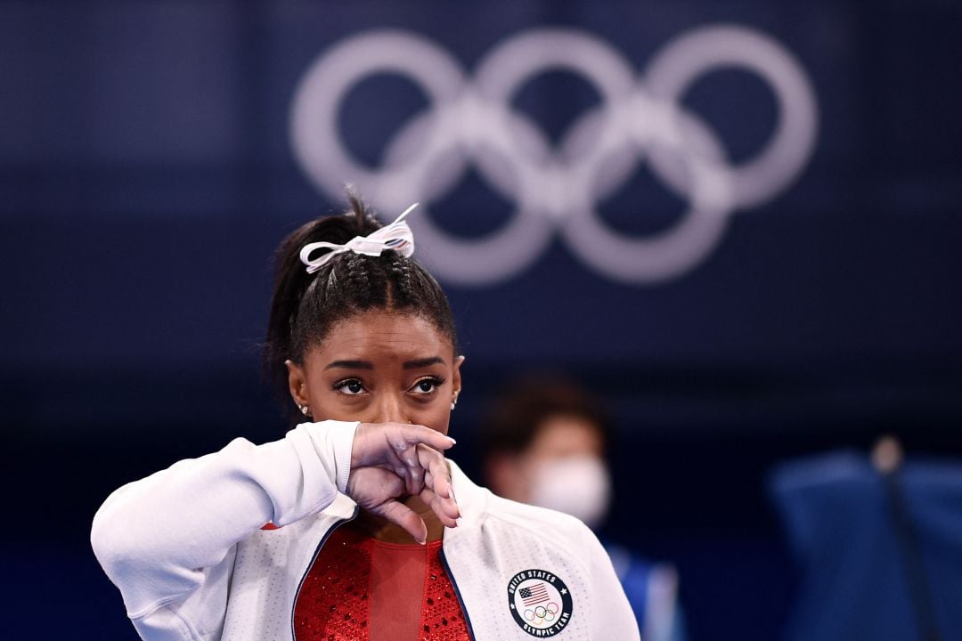 Simone Biles no ha participado en la final por equipos de los Juegos Olímpicos de Tokio 2020.