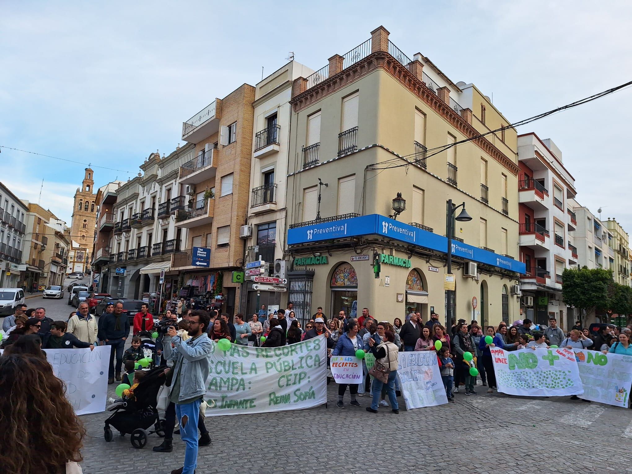 Un momento de la concentración / Radio Morón