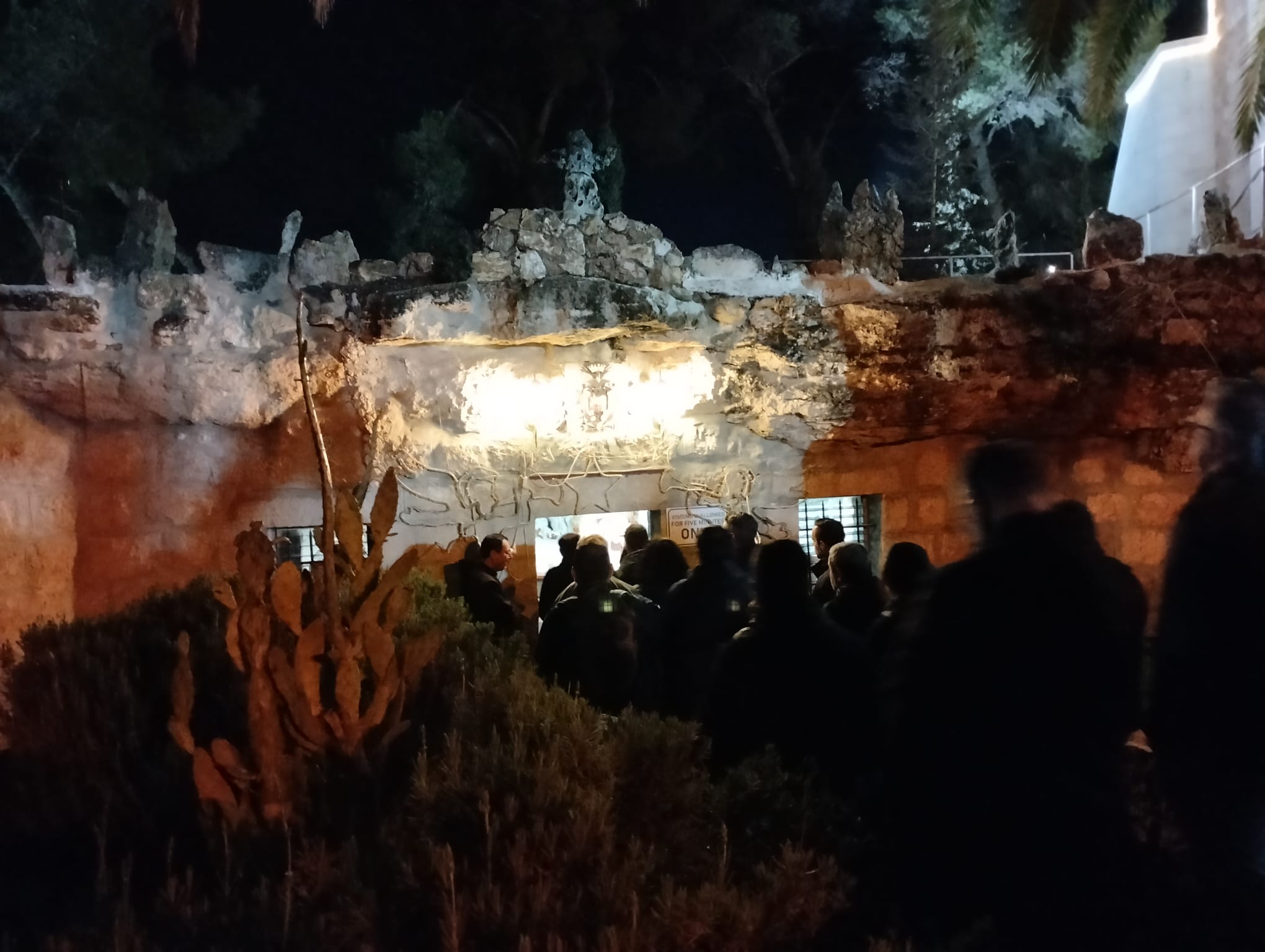 Acceso a la Ruta de los Pastores, en Belén