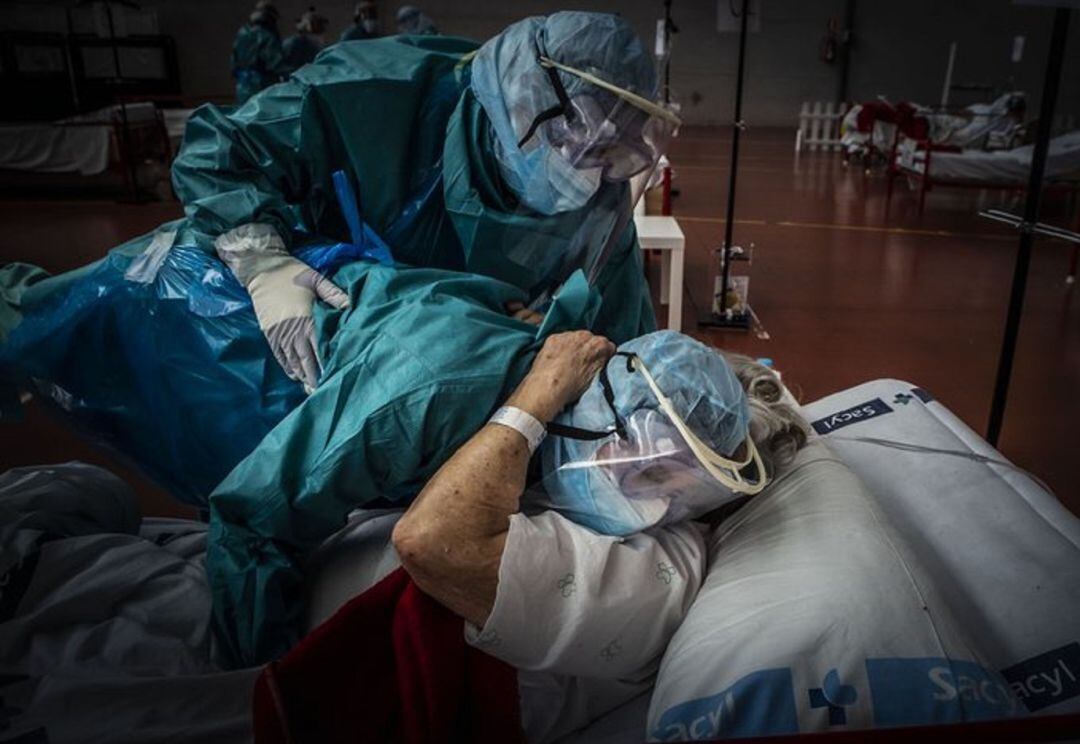 Una de las fotos más destacadas del Hospital de Campaña