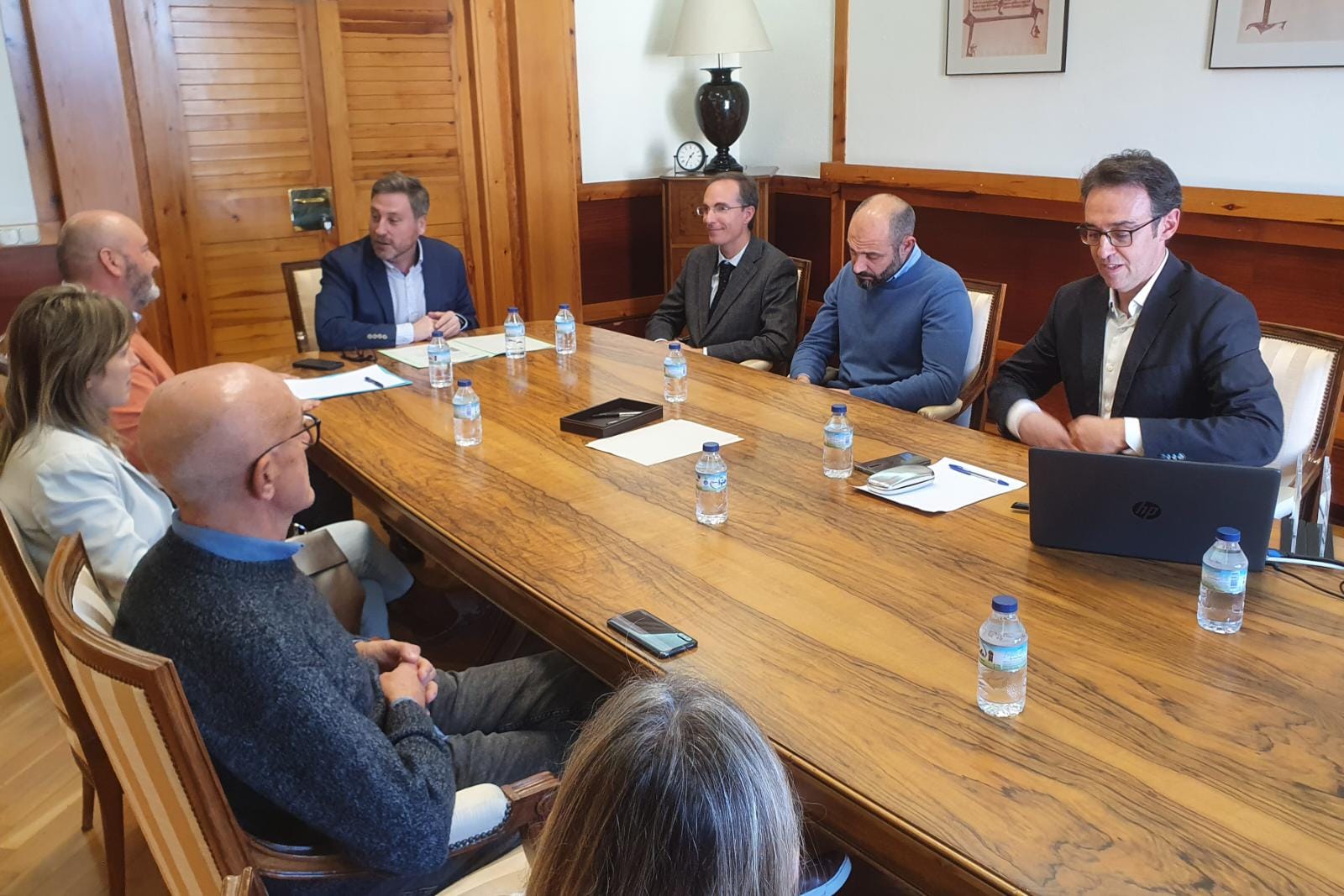 Última reunión del Consejo de Administración Canfranc 2000