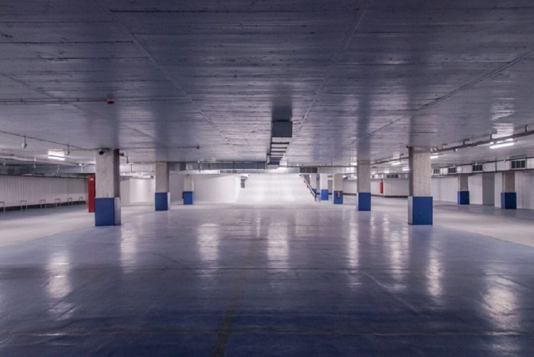 Interior del parking Centre Historic-Mercat Central