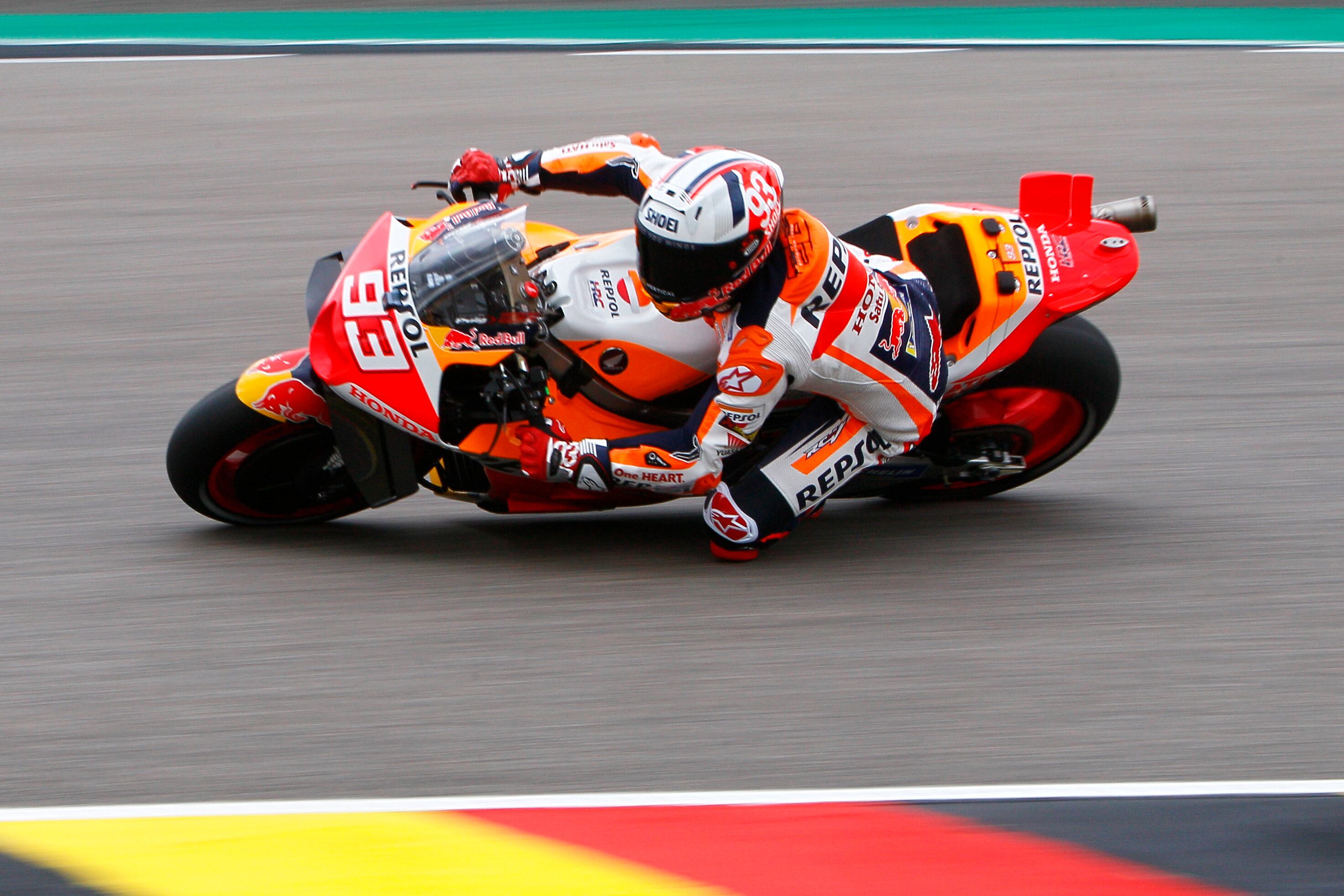 Marc Márquez, durante el GP de Alemania MotoGP. (Photo by Mark Wieland/Getty Images)