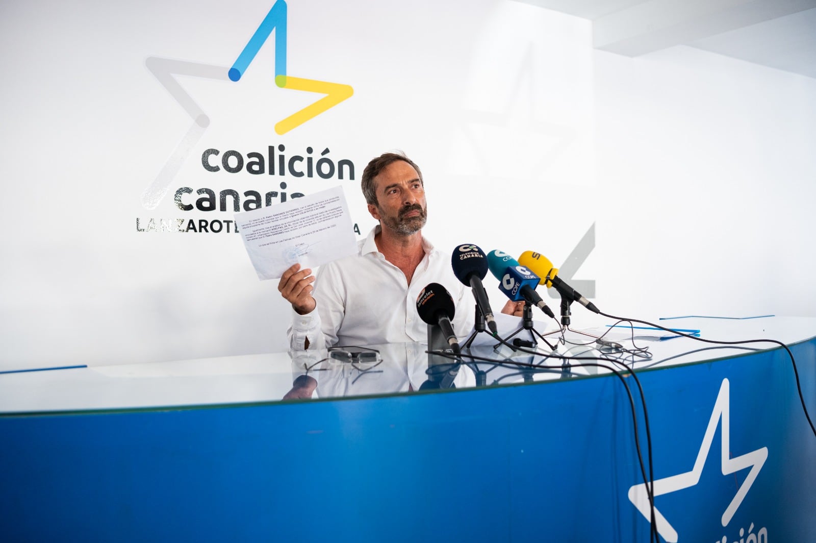 Pedro San Ginés durante una rueda de prensa.