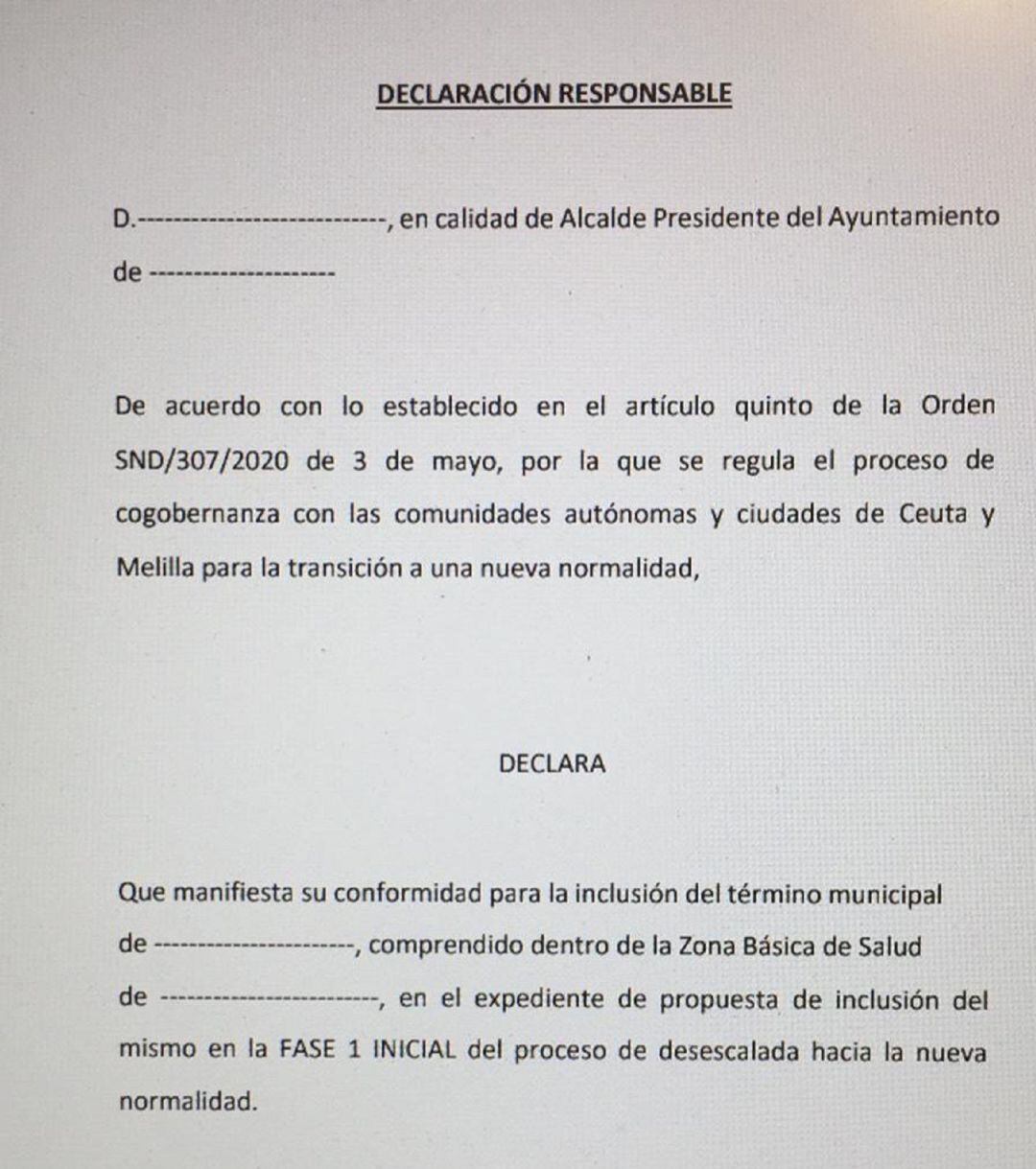Alcaldes de la provincia de Palencia se niegan a firmar la declaración responsable que les pide la Junta para pasar de fase por falta de información