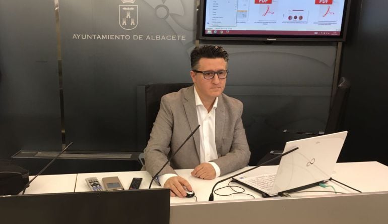 Pedro Soriano en la rueda de prensa