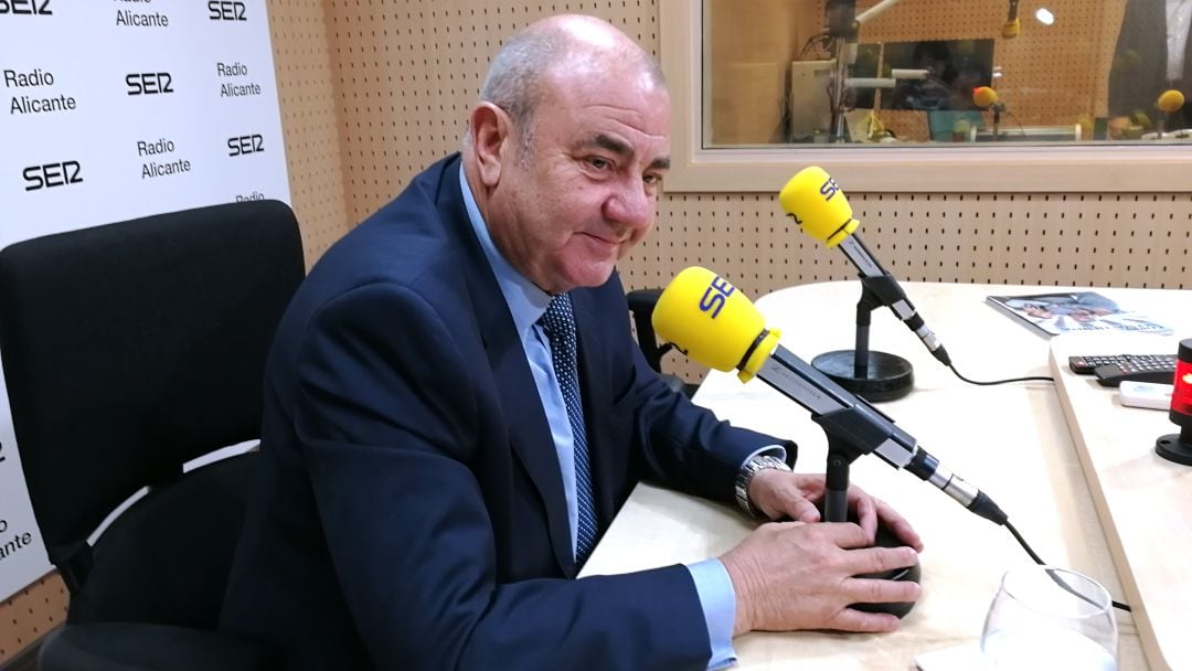 Antonio Rodes, en la entrevista del programa Hoy por Hoy de Radio Alicante.