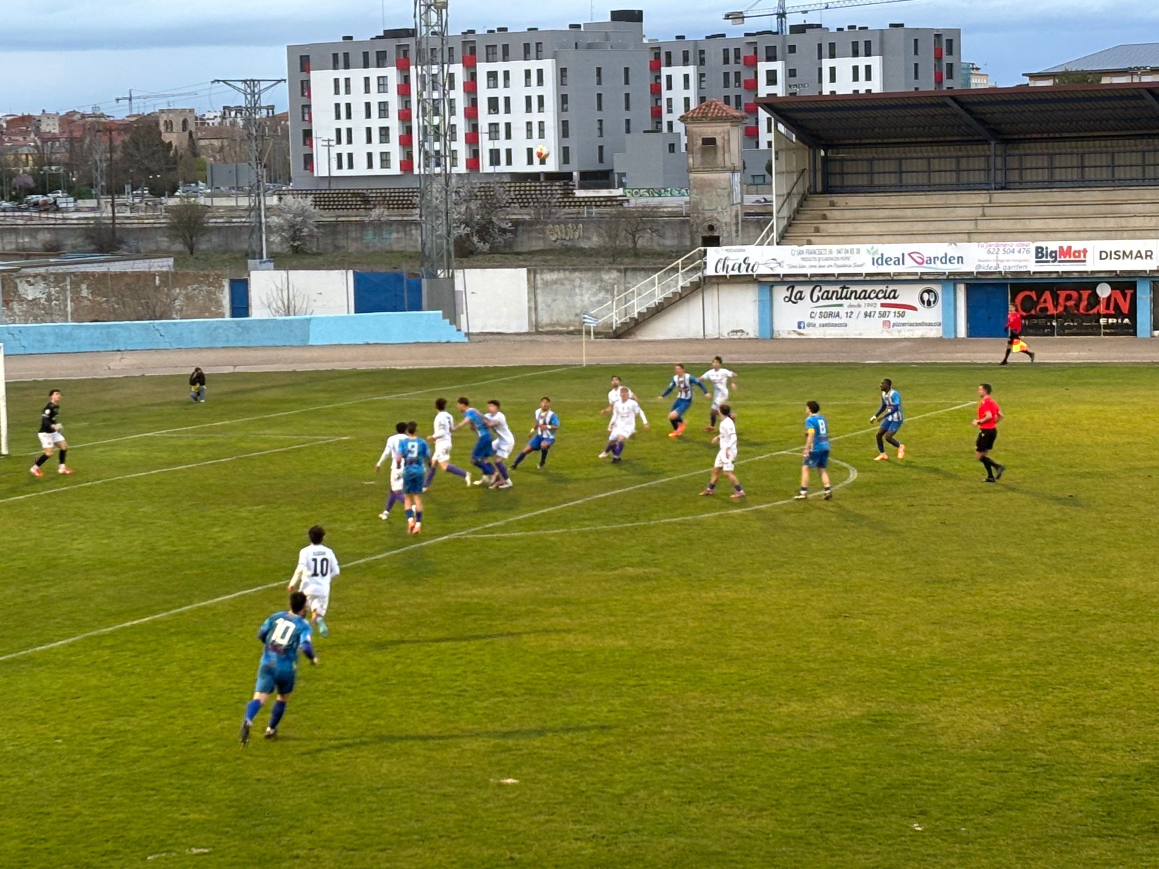 Imagen del encuentro anterior de la Arandina