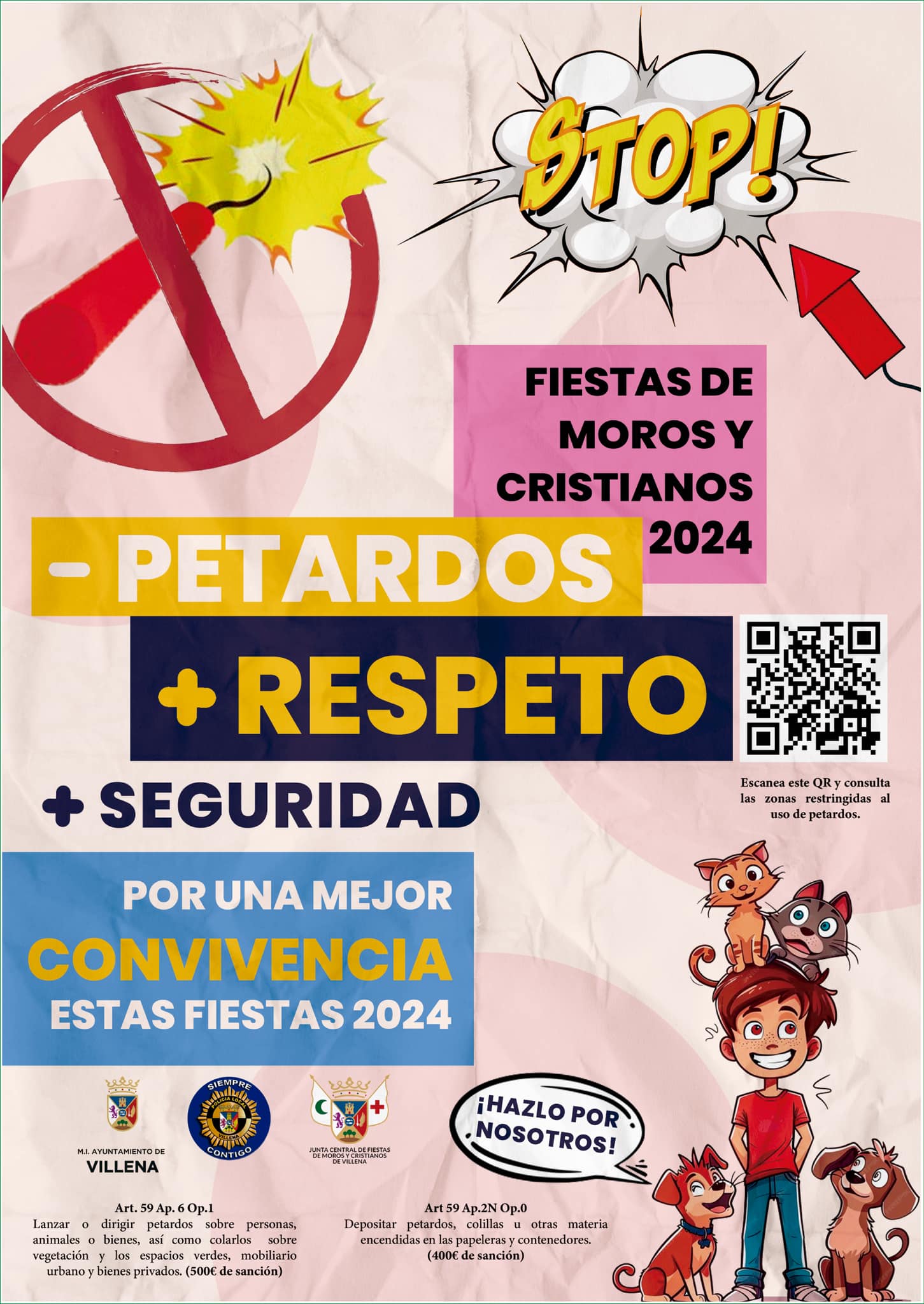 Campaña municipal de uso de petardos