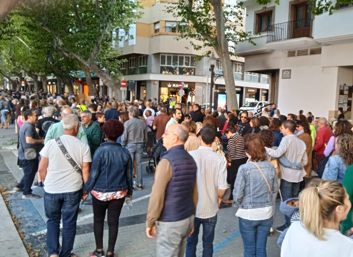 Manifestación por la sanidad pública y de calidad en Dénia.