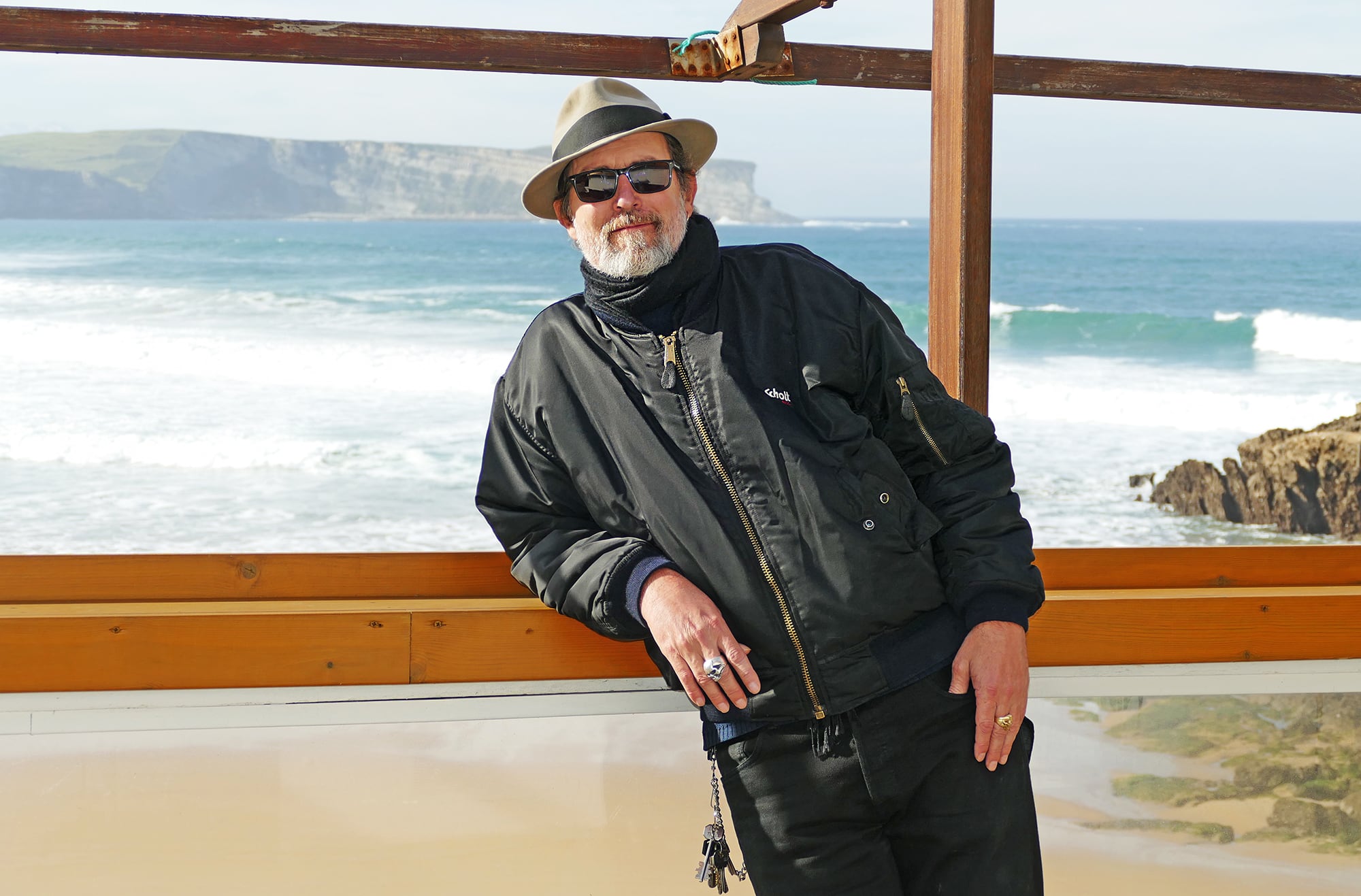 La última foto de Pablo Sela Coy en la playa de Los Locos.