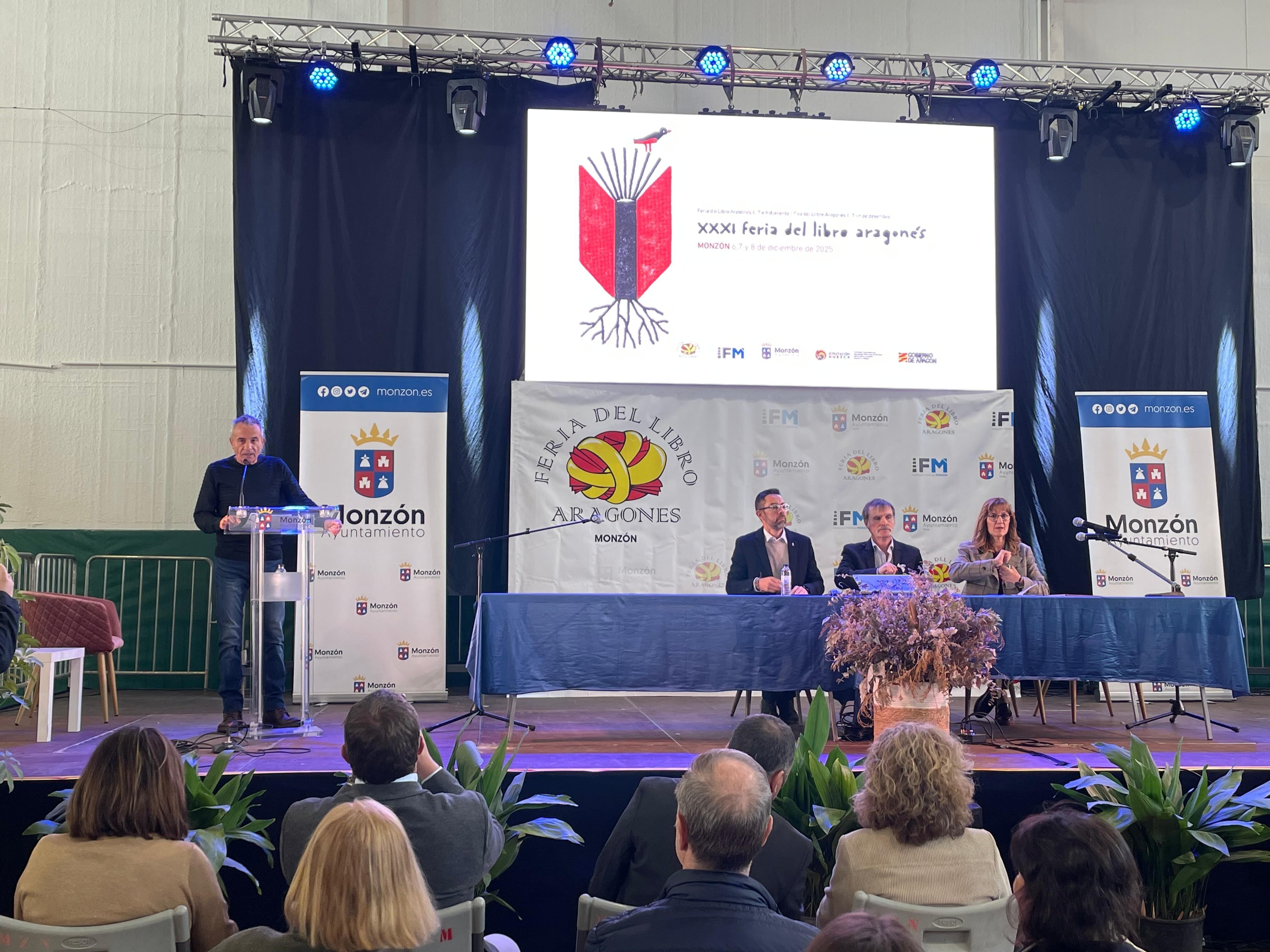 Acto inaugural de la Feria del Libro Aragonés