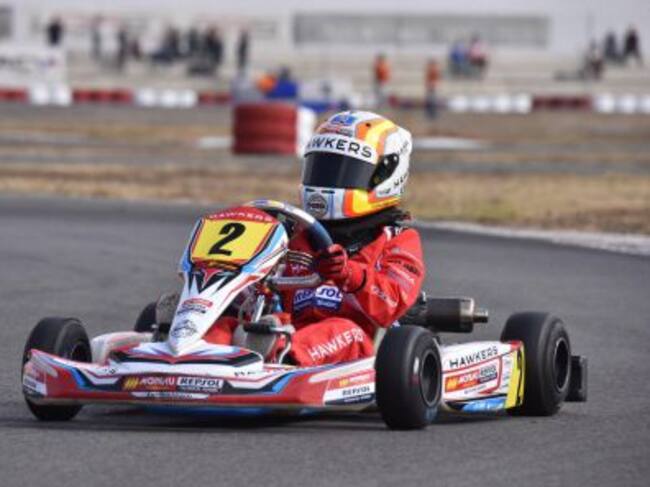 Sandro Pérez en carrera