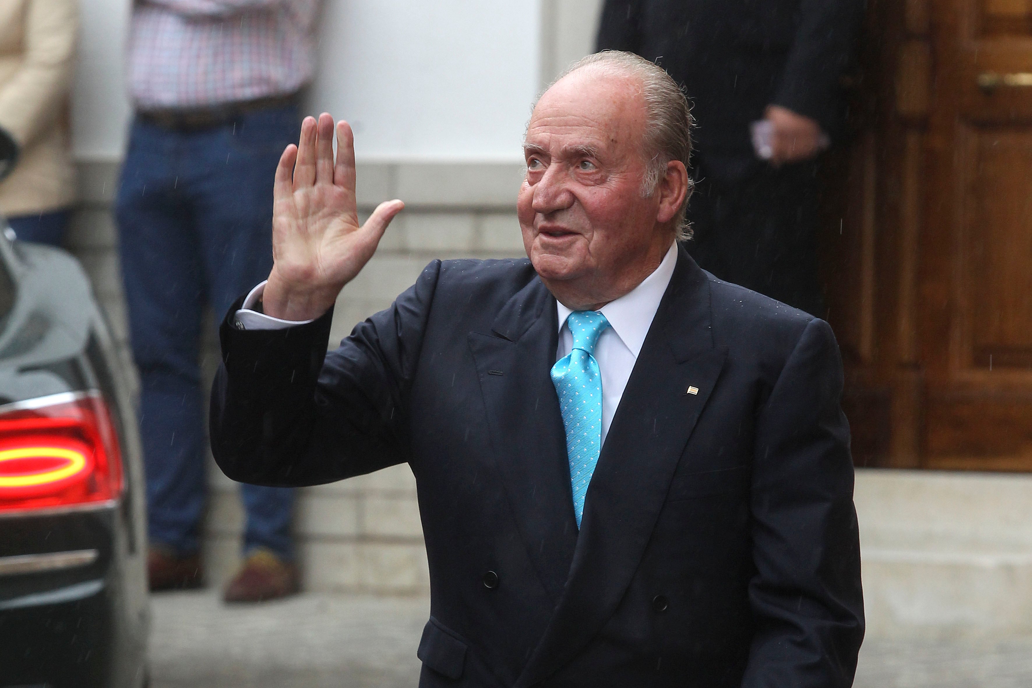 El rey emérito, Juan Carlos I, en una boda celebrada en Granada en 2016.