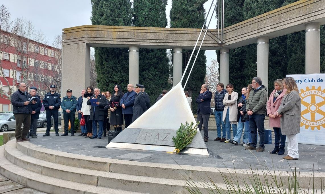 Acto del Día de La Paz celebrado en Huesca el año pasado