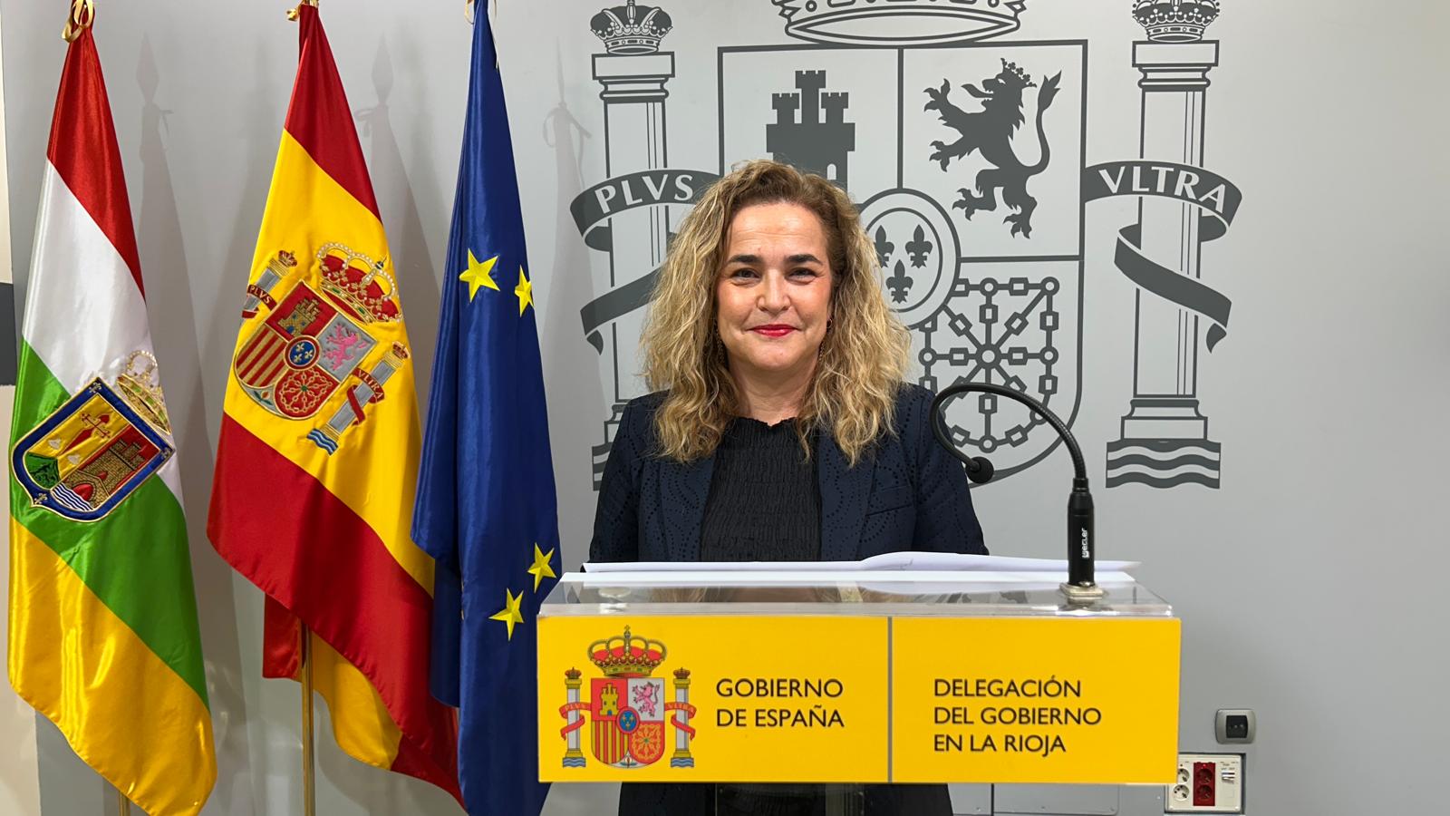 La delegada del Gobierno en La Rioja, Beatriz Arraiz