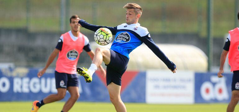 Fede Cartabia durante un entrenamiento