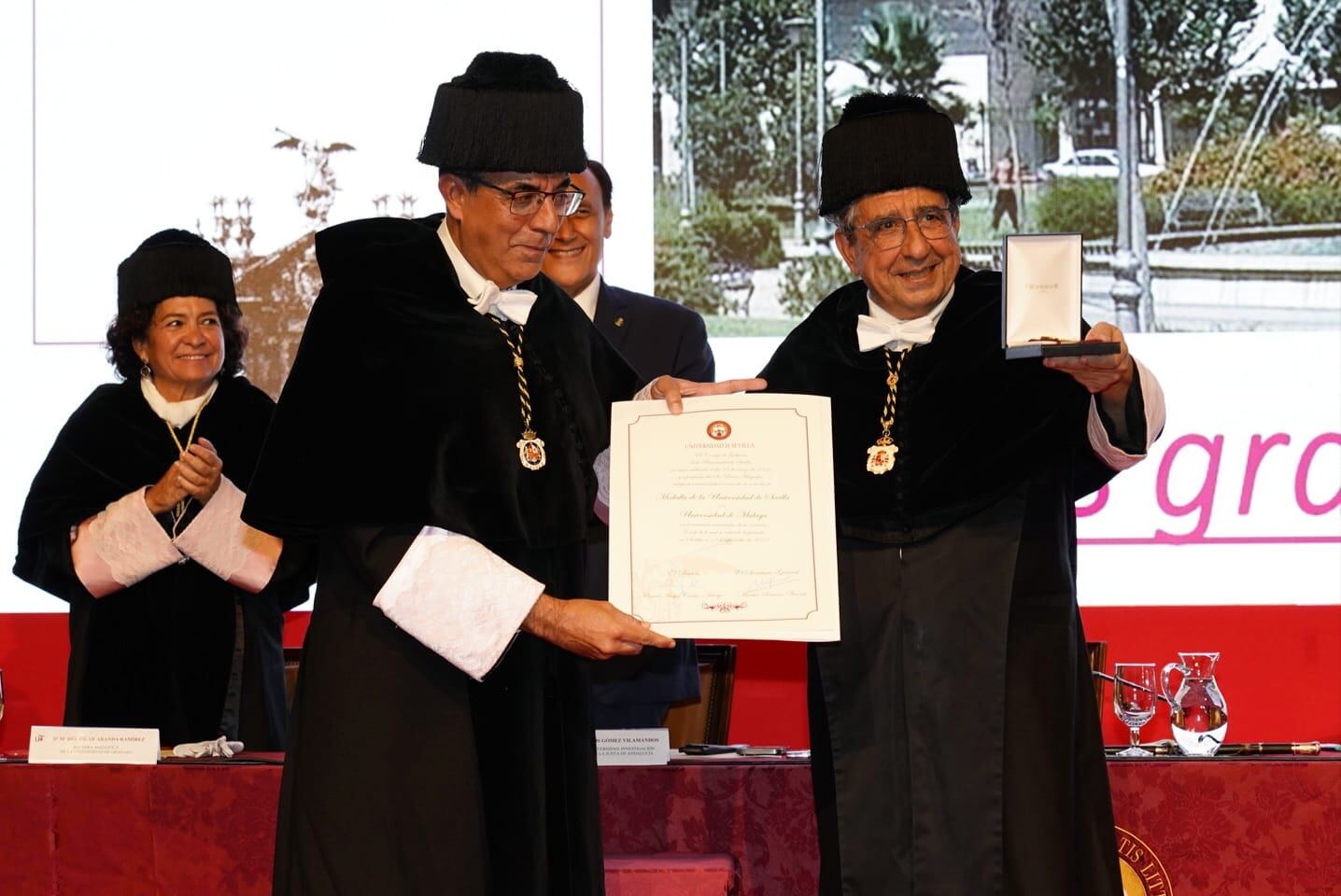 Acto de entrega de la Medalla