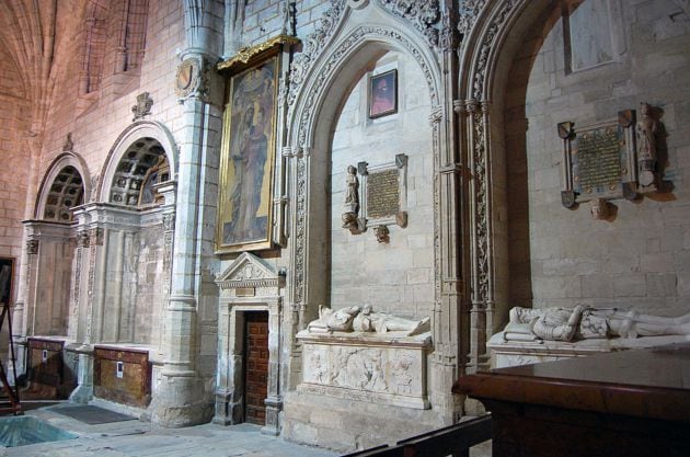 Capilla de los Caballeros de la catedral de Cuenca, lugar de enterramiento de los padres y el hermano de Gil de Albornoz.