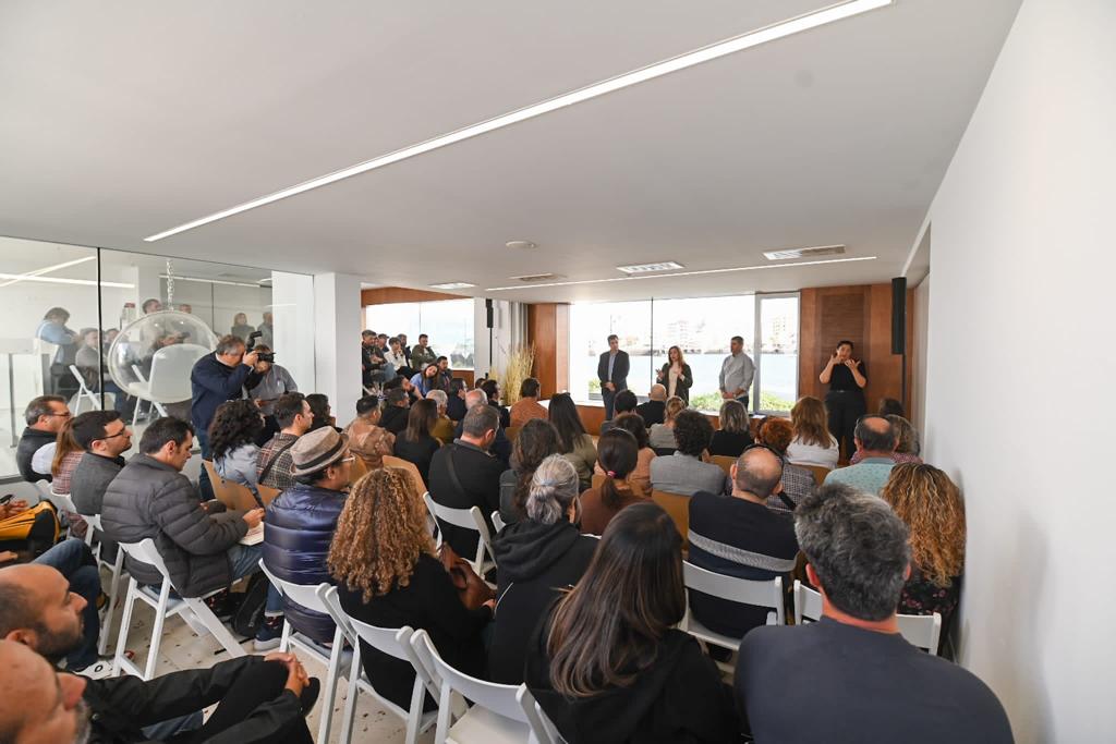 Encuentro del Cabildo de Lanzarote con los agentes culturales de la isla.