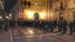 Salida de las Munidas desde la Plaza del Santo Cristo