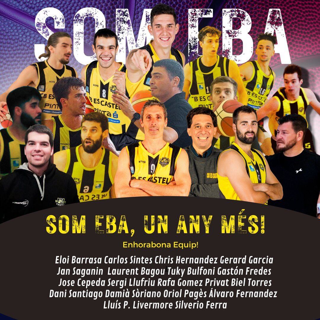 El CB Es Castell va destacar a les xarxes socials l'èxit assolit.