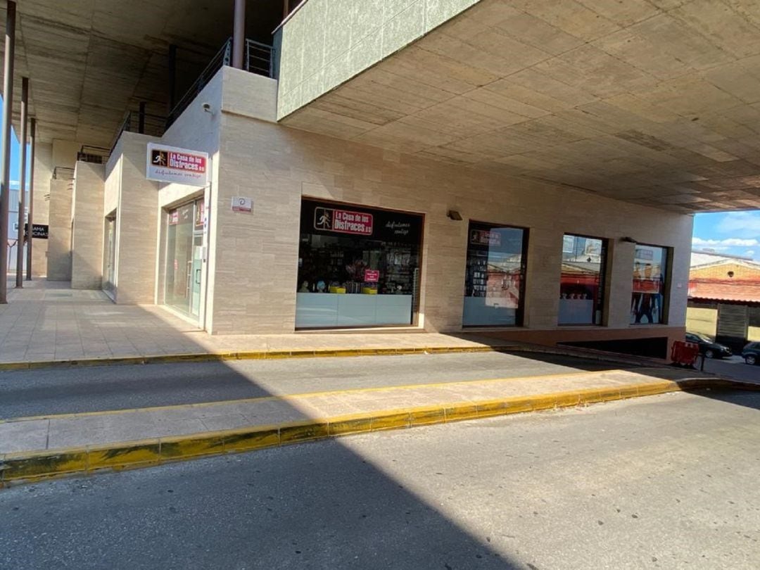 Imagen del exterior de la Tienda de los Disfraces