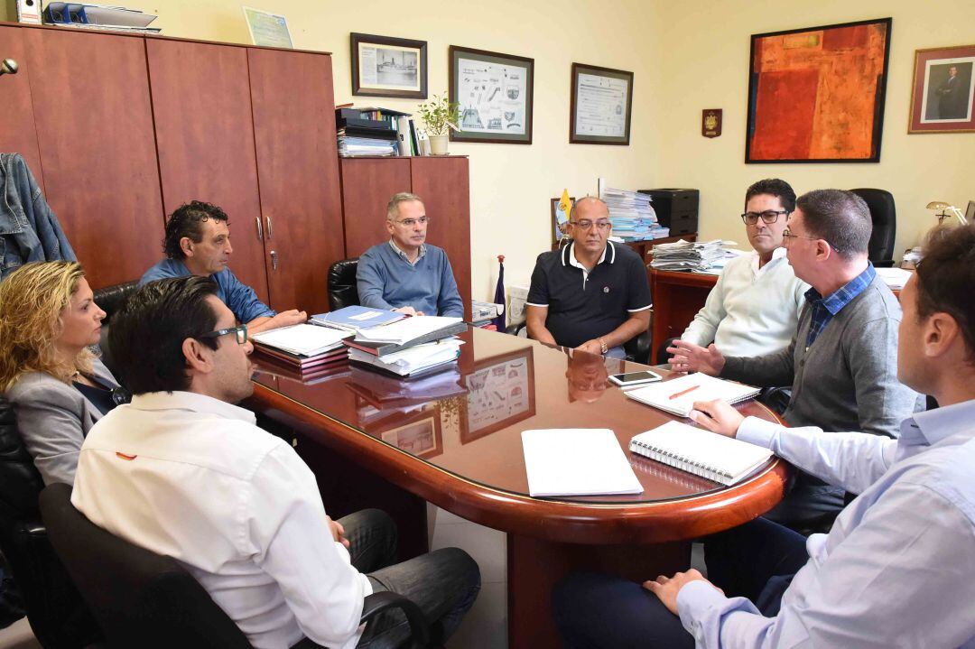 Reunión de trabajadores de CTM con el Administrador concursal y responsables del Ayuntamiento de Algeciras