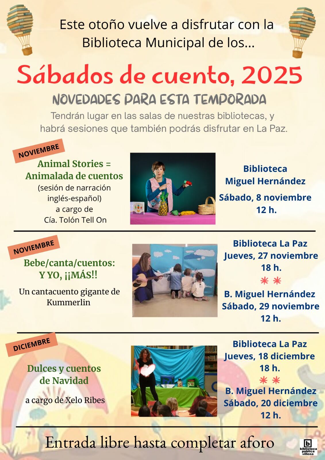 Actividades día de las bibliotecas