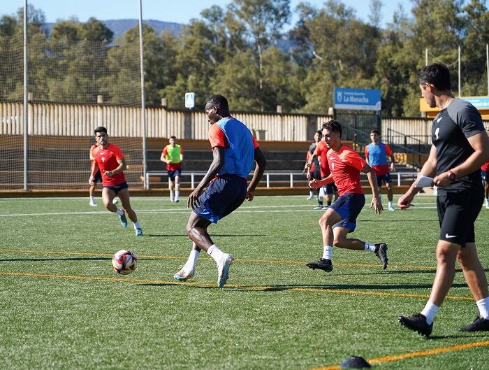 Un entreno del Algeciras