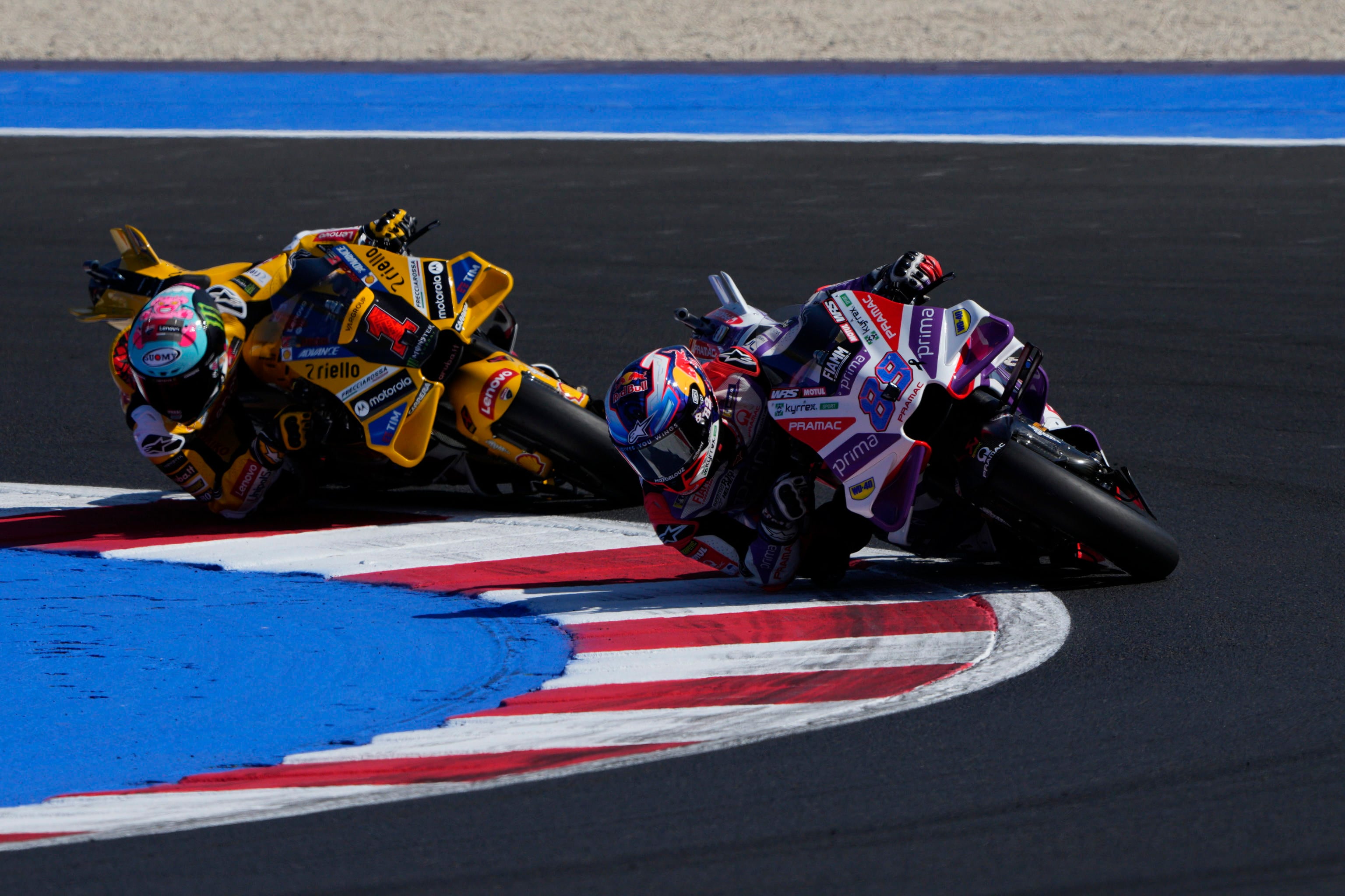 Jorge Martin durante el Gran Premio de San Marino EFE/EPA/DANILO DI GIOVANNI