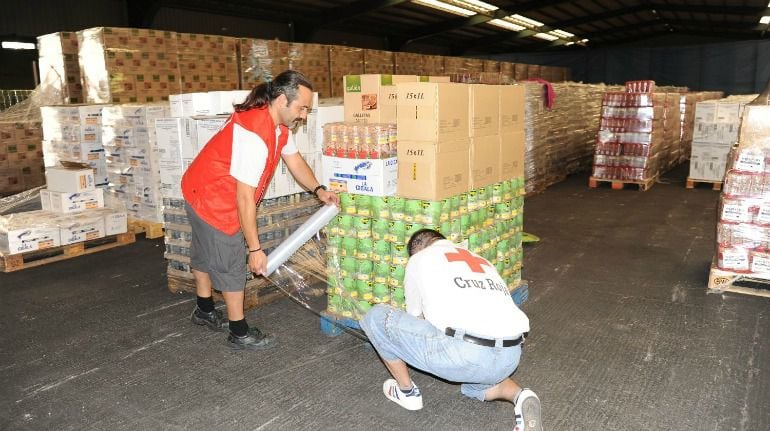 Centro de alimentos de Cruz Roja