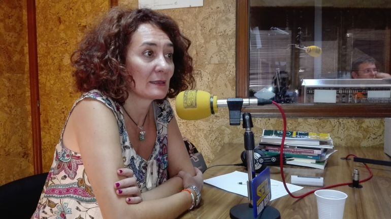 Gloria Fernández Merayo, en Radio Bierzo