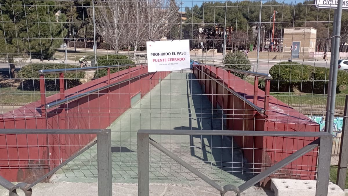 Vuelve a quedar desierta la rehabilitación de la pasarela sobre el Isuela