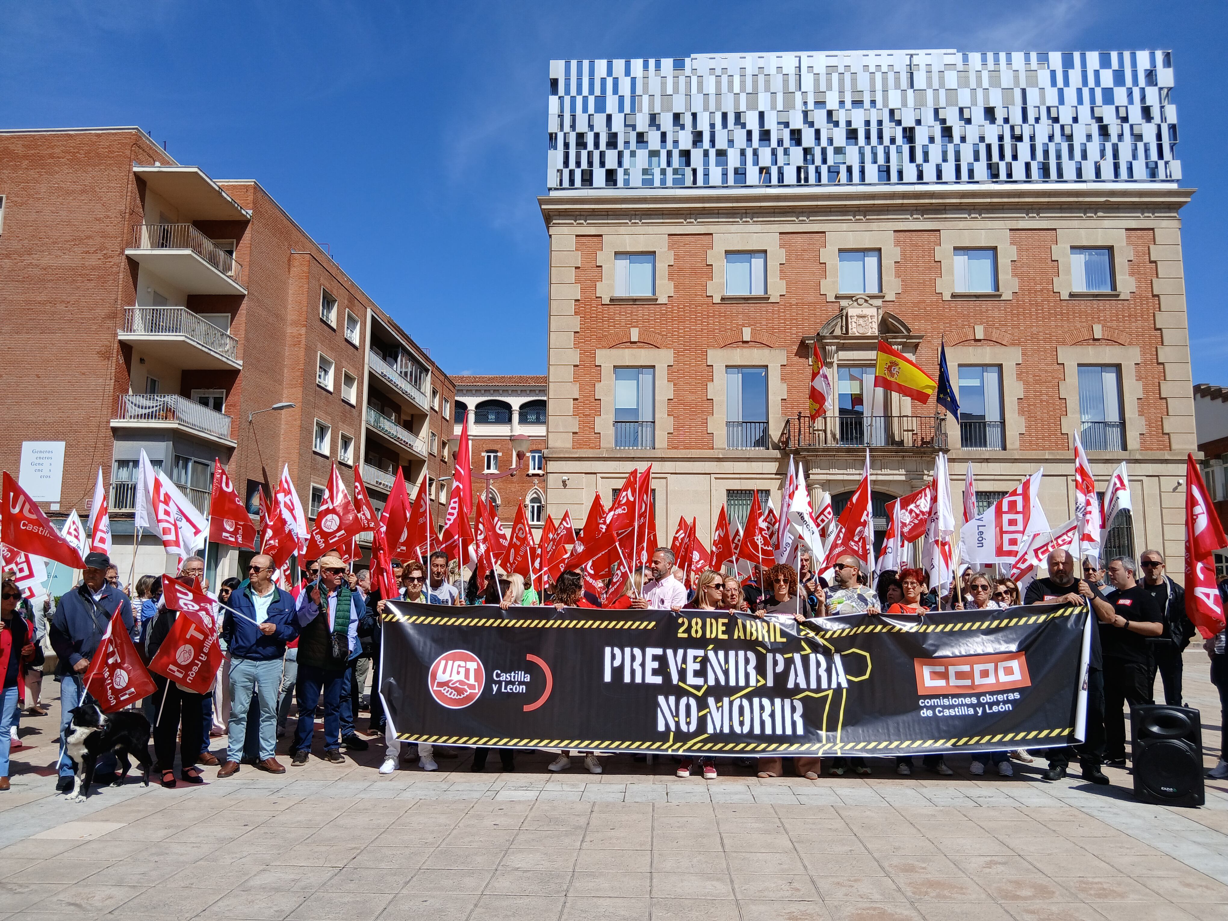 CCOO y UGT salen a la calle en el Día Mundial de la Seguridad y la Salud en el Trabajo