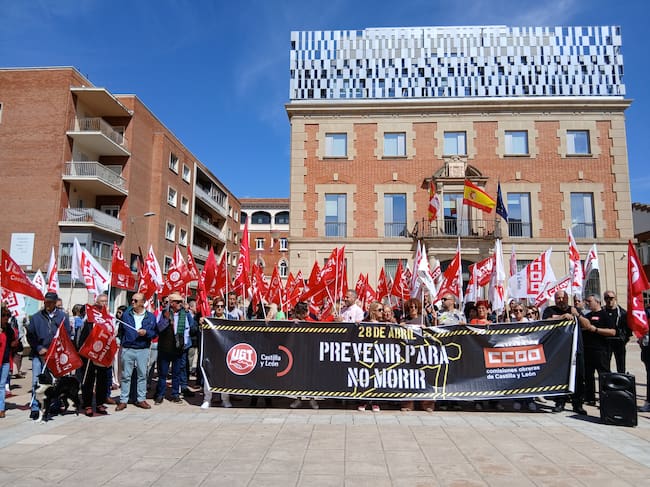 CCOO y UGT salen a la calle en el Día Mundial de la Seguridad y la Salud en el Trabajo